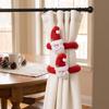 Snowman Christmas Curtain Tiebacks Deer Xmas Curtain Buckle Curtain Clips  Window Treatment