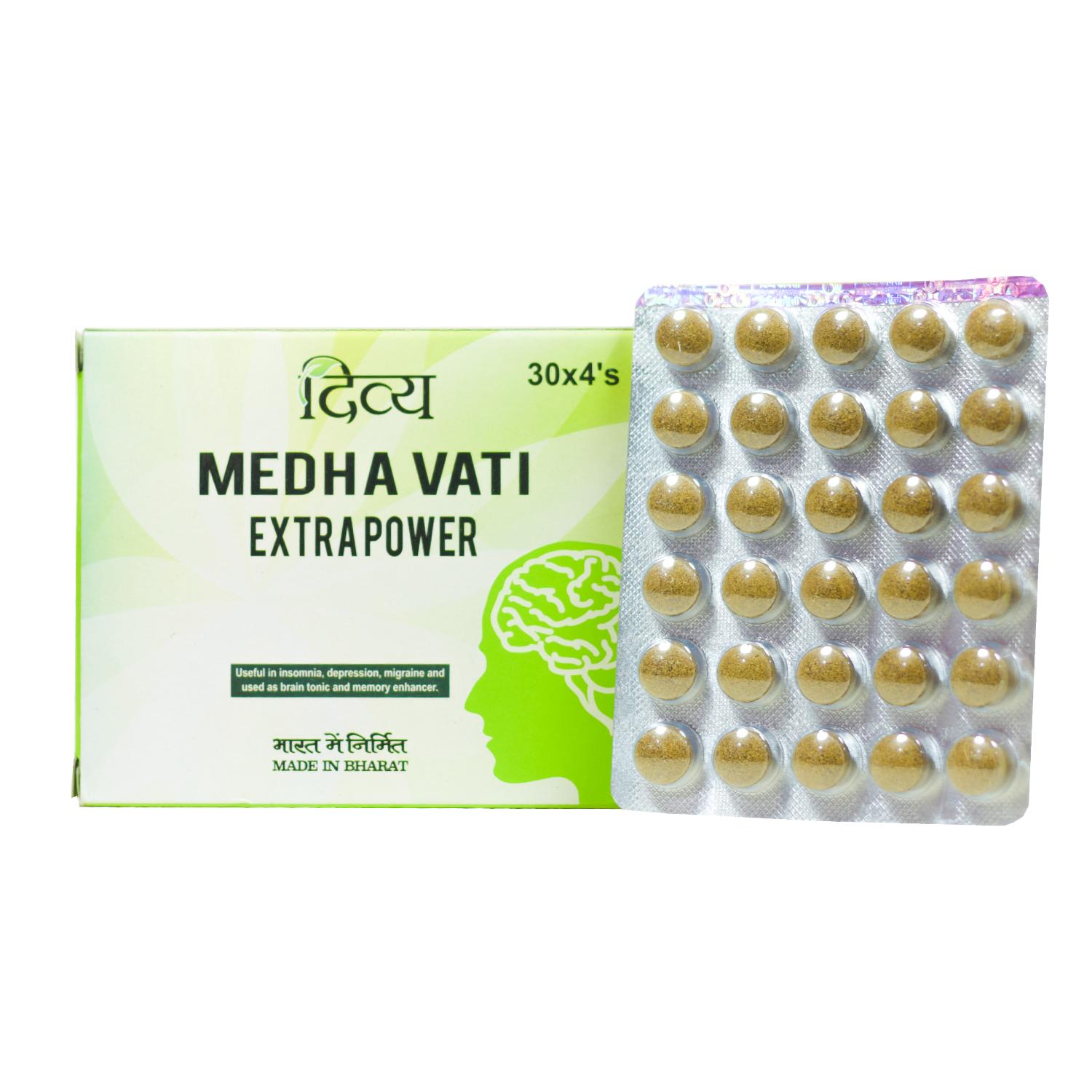 

Медха Вати (120 таб, 500 мг), Medha Vati Extra Power, Patanjali