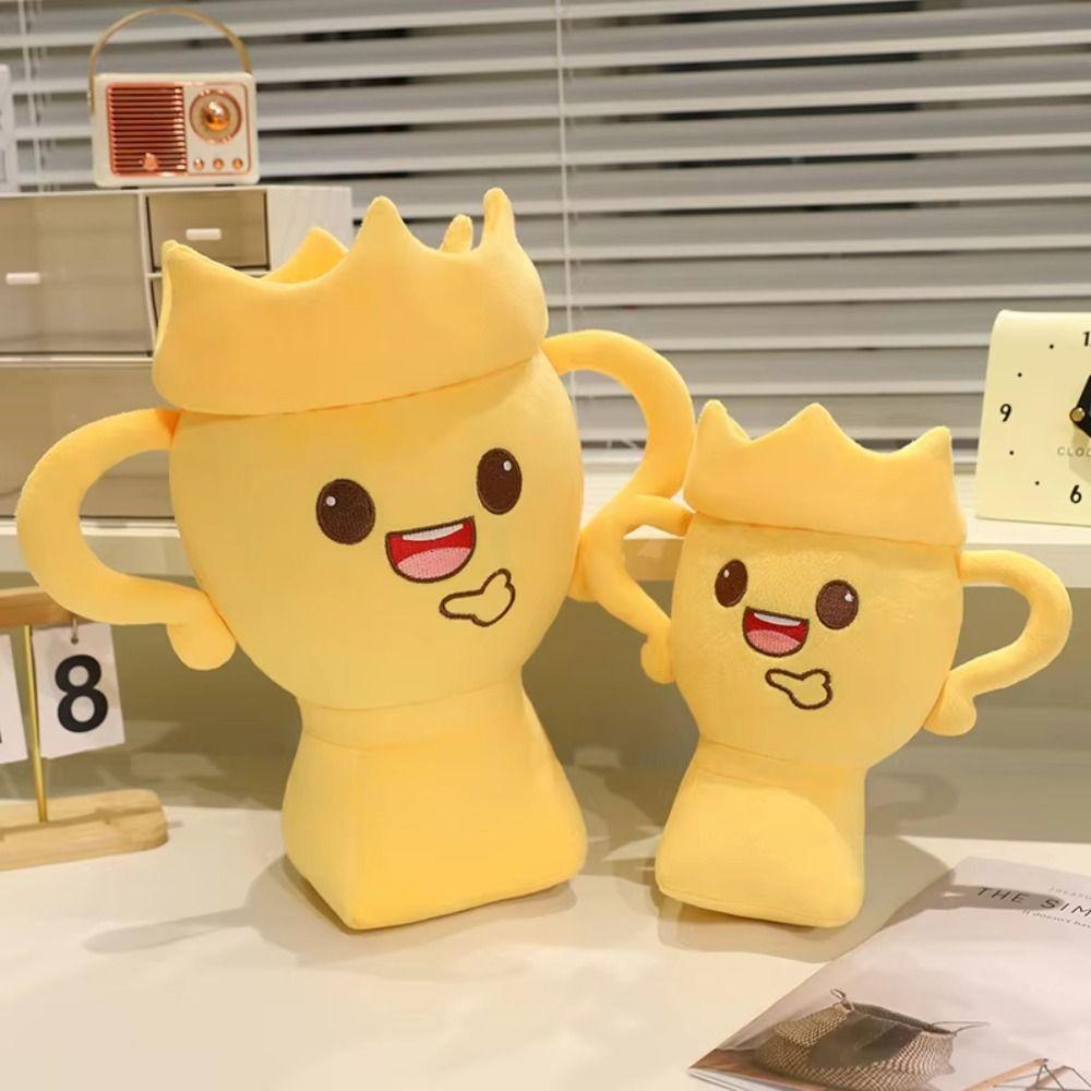 PP Cotton Trophy Shape Plush Doll Simulation Victory Championship Plush Toys Kids Gifts