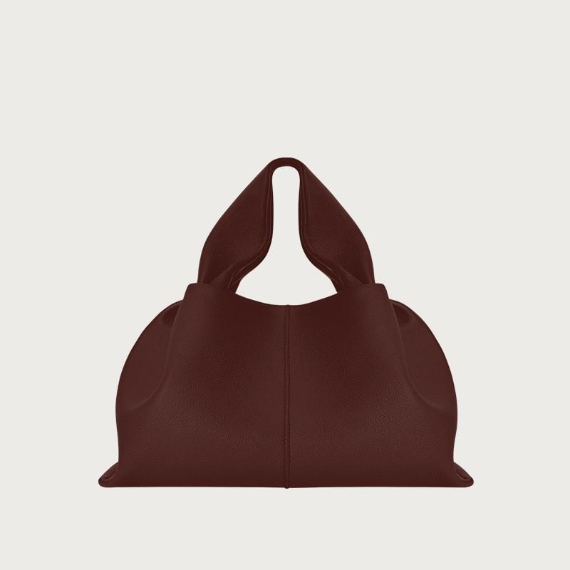 Kožená crossbody taška ve tvaru mraku Malá střední velikost Šetrná k veganům Pravá hovězí kůže Ramenní Dámská Denní použití