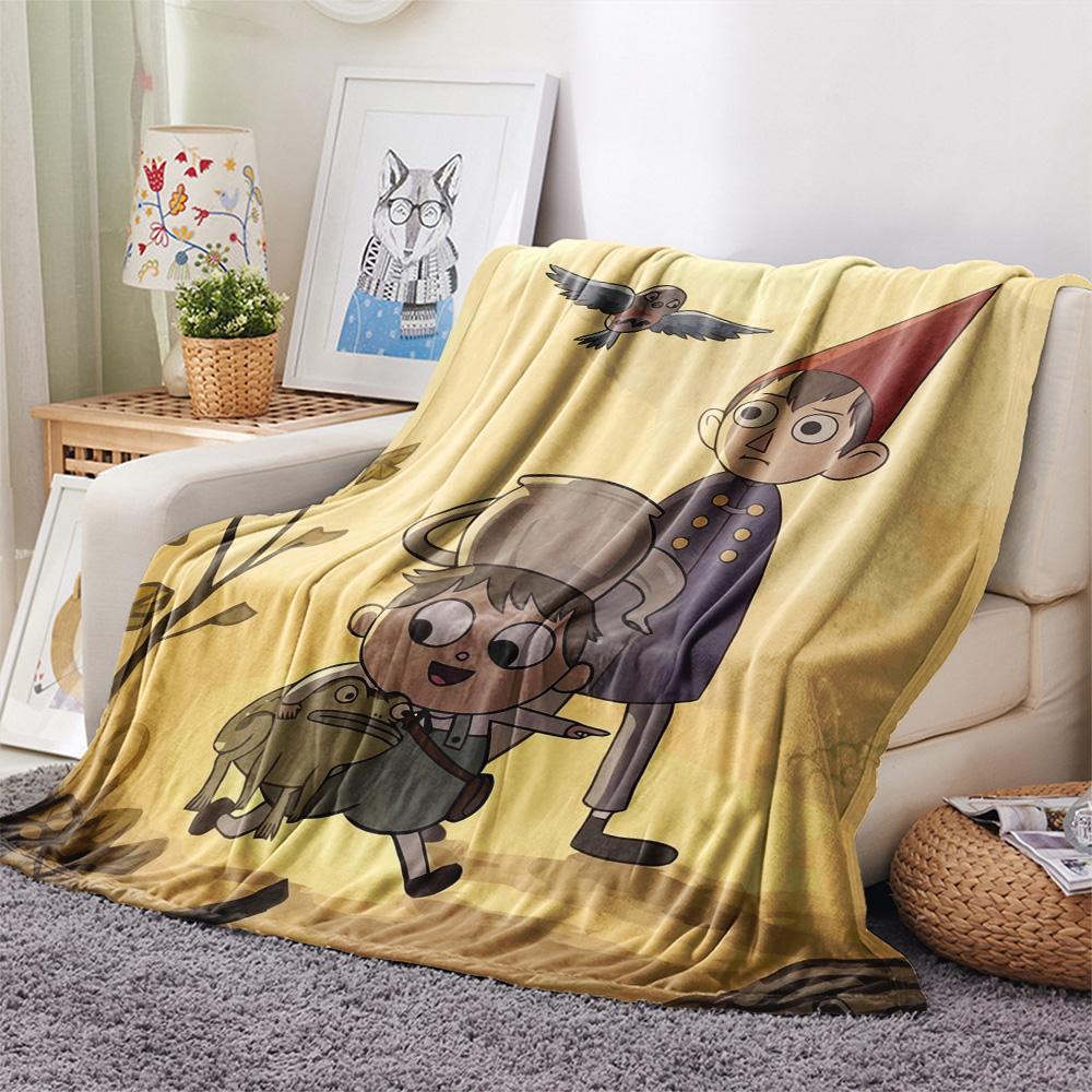 Outside the Garden Wall Print Flannel Blanket, High quality Comfortable for All Seasons, Home Decor, Warmth and Comfort