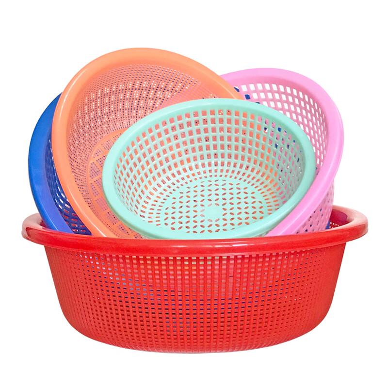 Qianxing Round Plastic Kitchen Drain Basket