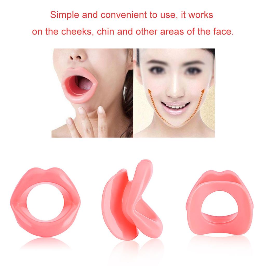 Silicone Face Lifting Lip Exerciser Mouth Muscle Tightener Tightening AntiWrinkle Tool