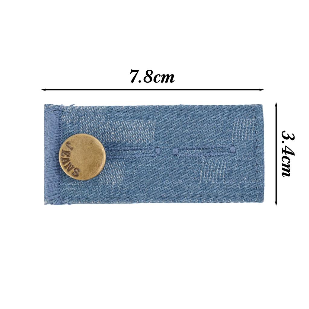 1Pc Jeans Waist Extension Buckle Unisex Waistband Extender Button Pant Elastic Extender Button Waist Belt Extension Buckle New