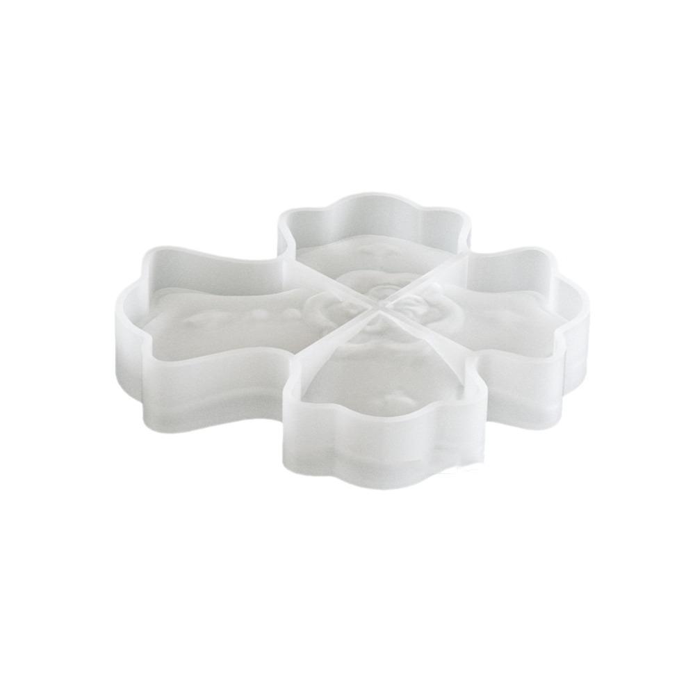 Non-stick Silicone Candlestick Mold Easter Theme Plaster Mold  Jewelry Organizer Cross Lid Mold