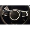 Steering Wheel Horn Button Ring Silver Alloy Trim 2017-2020 1X For Jaguar F-pace