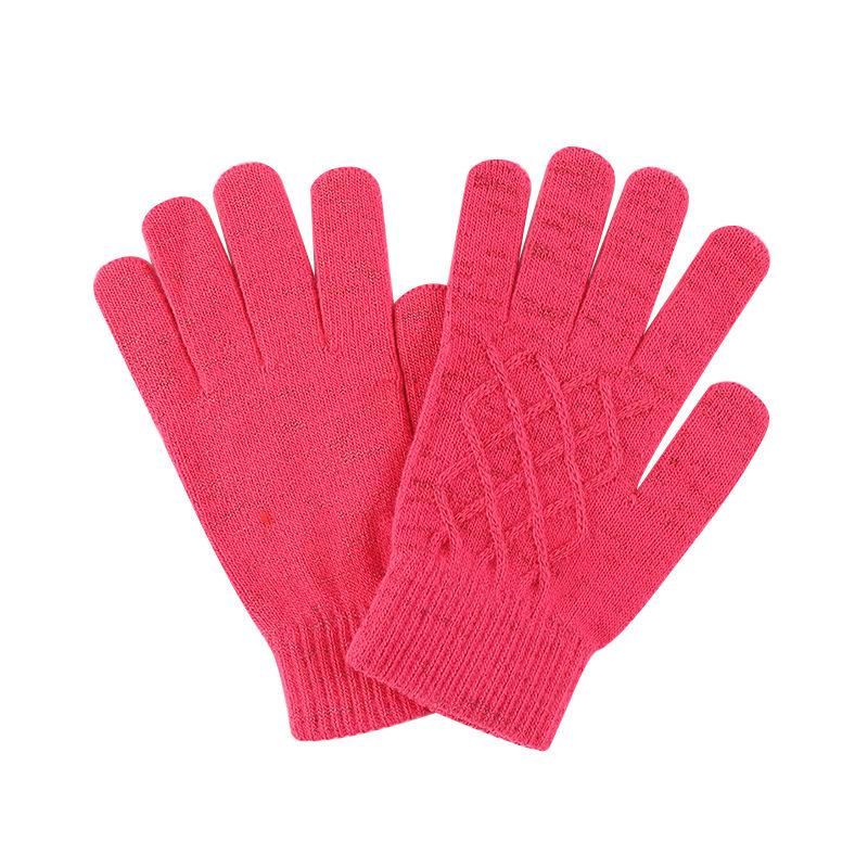 Winter Outdoor Antibacterial Protective Gloves Women's Light and Breathable Knitted Gloves Men's Riding Adult Gloves