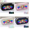 Multi-layer Student Pencil Bag Pencil Storage Box Oxford Cloth for Poke Mones Charizard Bulbasaur Blue Black White pink Gift