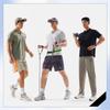 Li-Ning Comfortable Casual Minimalist Solid Color Versatile Short Sleeve Polo Shirt Men Tops Static-Gray APLV037-7