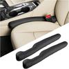 2PCS Leather Car Seat Gap Filler, Vehicle Crevice Plug Fill The Gap Between Seat & Console Stop Things From Dropping, Automotive Drop Blocker Catcher