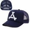 Flat Edge Letter Woven Dome Baseball Cap Grid Breathable Hip Hop Cap Men's and Women's Cap Casual Versatile