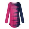 Fashion Women's Casual Long Sleeved Round Neck Printed Tops