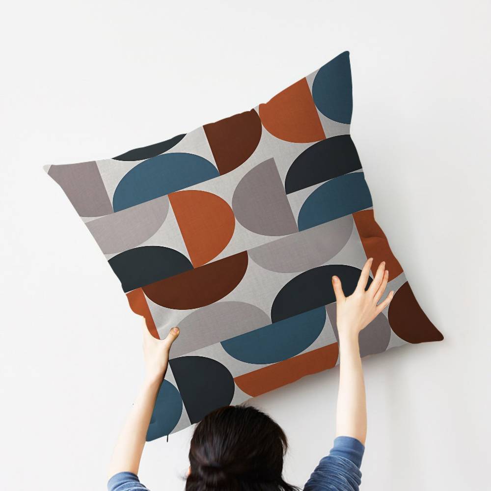 Abstract B-Bauhaus Geometry Cushion Cover Car Throw Pillow Case For Sofa Car Christmas Gift 40X40Cm 45X45Cm