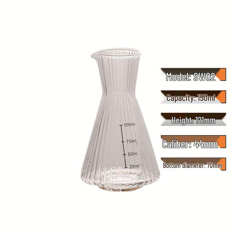 Striped Crystal Baijiu Decanter Set with Shot Glasses for Home and Bar Use