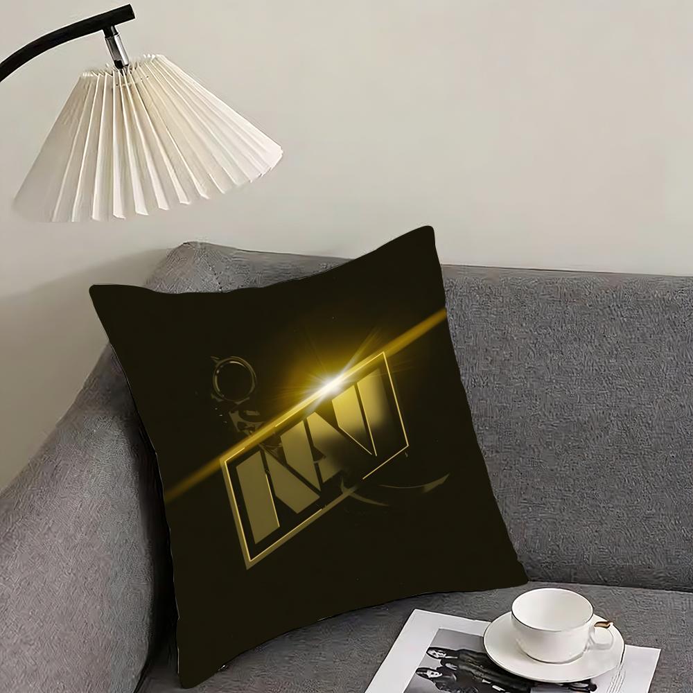 NNatus VincereE Logo Cushion Cover Pillowcase Ultra Soft Skin Friendly Fabric Cloud Like Comfort Concealed Zipper