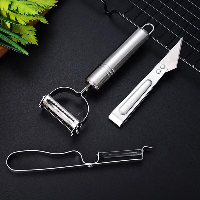 Abay Stainless Steel 3-Piece Peeler Set