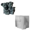 Reusable Bear Mold Flexible Silicone Molds Embrace Bear Candle Molds Easy Demolding Molds Perfect for Making Soap Candle