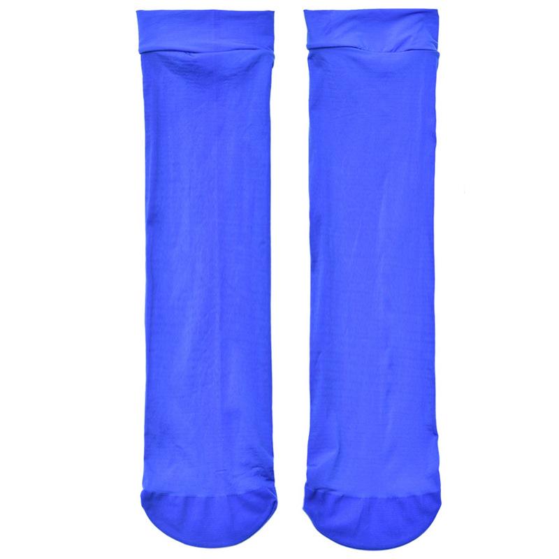 Ultradünne, transparente Mid-Tube-Socken für Damen, die nicht hängen bleiben