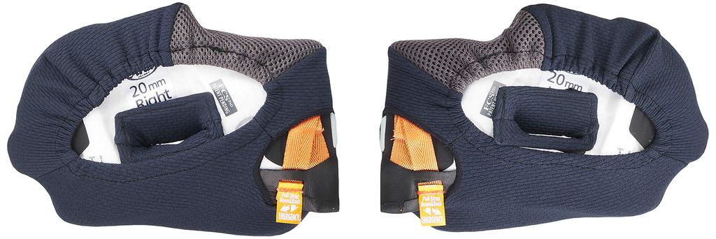 Arai Helmet Parts 5699 EP System Pad 20mm CHEEK PAD Part 055699 RX-7X (55-56/57-58) [RX-7X EP] (Old Number 5699)