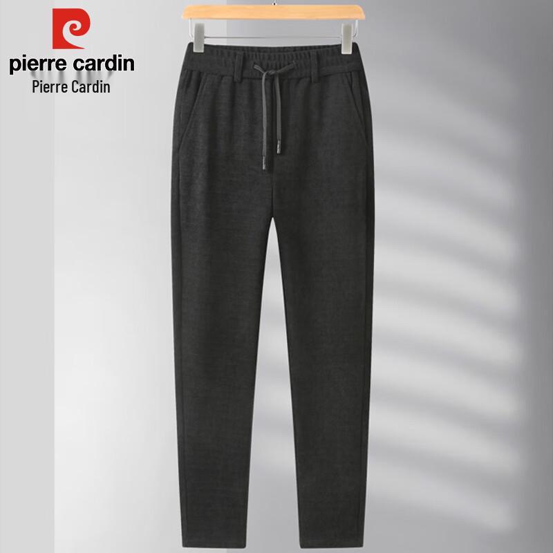 Pierre Cardin Men's Thickened Warm Corduroy Loose Straight-Leg Casual Pants