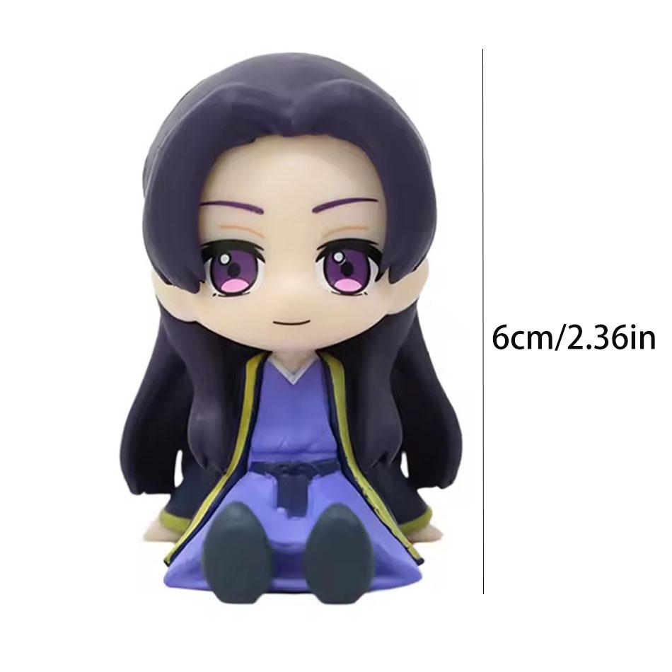 

Щоденники аптекаря Маомао Джінші Q Версія Міні Фігурка Аніме Периферія Каваї Іграшки для сидіння Настільні Автомобільні Прикраси Модель Подарунки