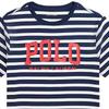 Polo Ralph Lauren Striped Crew Neck Short Sleeve T-Shirt Kids Tops Navy-Blue 323958161-001