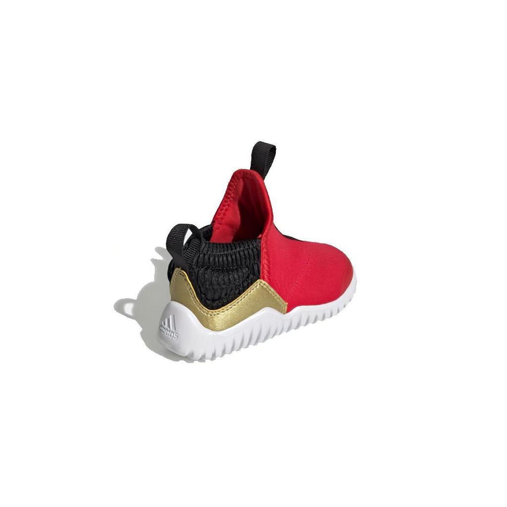 adidas Rapidazen I Round Tip Breathable Lightweight Breathable And Lightweight Low Top Toddler Shoes Red Gold EH1695