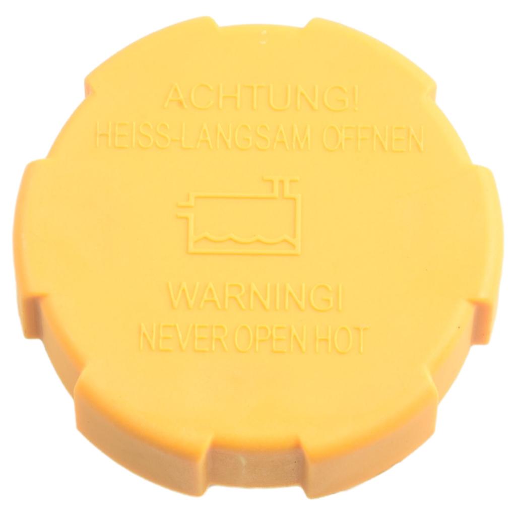 1PC Radiator Coolant Expansion Tank Cap For Opel For SAAB 9-3 9202799 1304677 Plastic Yellow High Quality Car Accessories