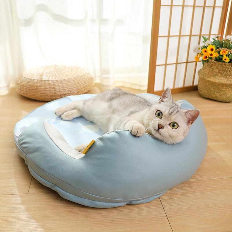 Pet Dog Cat Mat Cooling Summer Pad Mat Breathable Blanket Sofa For Dog Cat Sleeping Washable Pet Dog Bed Cat Mats