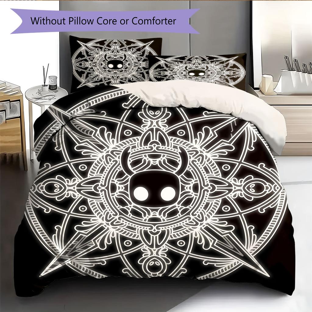 The Knight Bedding Quilt Set Quilt Cover Pillowcase Home Decoration Birthday Gift (1 * duvet cover + 2 * pillowcase, without core)