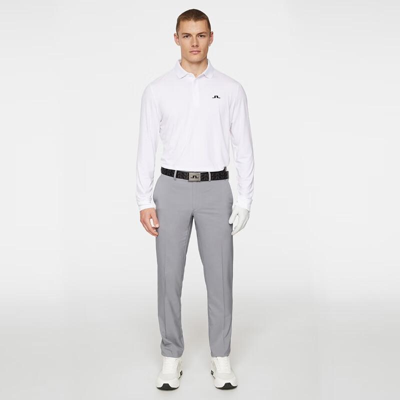 J.Lindeberg Men's 37.5 Tech Long Sleeve Golf Polo