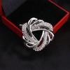 1pc Diamond Wreath Women's Brooch & Pin Jewelry - Vintage Elegant, Unique Design, for Scarves/Jackets, Ideal for Festival Gifts