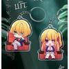 Portachiavi Acrilico Anime per Oshi No Ko Akane Kurokawa Kana Arima Ruby Hoshino Personaggi Versione Q Portachiavi Acrilico Ciondolo
