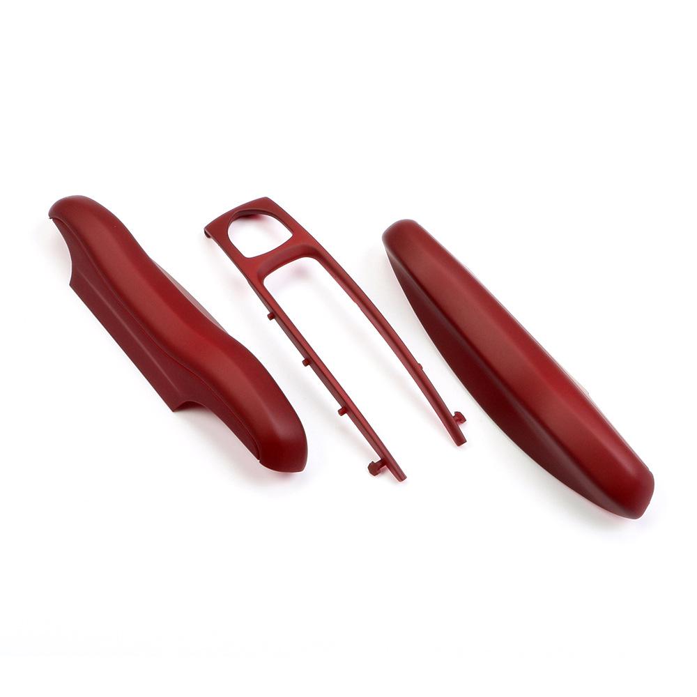 Fits Porsche Key Shell: Bordeaux Red for Cayenne, Macan, 911, Panamera, 718, Taycan