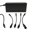 1Set US/EU/UK Plug Electric Scooter Power Adapter AC 100-240V DC 42V 2A Electric Scooter Accessories Black Charging Converter