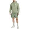 Nike Logo Print Drawstring Hooded Long Sleeve Sweatshirt Men sweatshirt Light-Green BV2655-386
