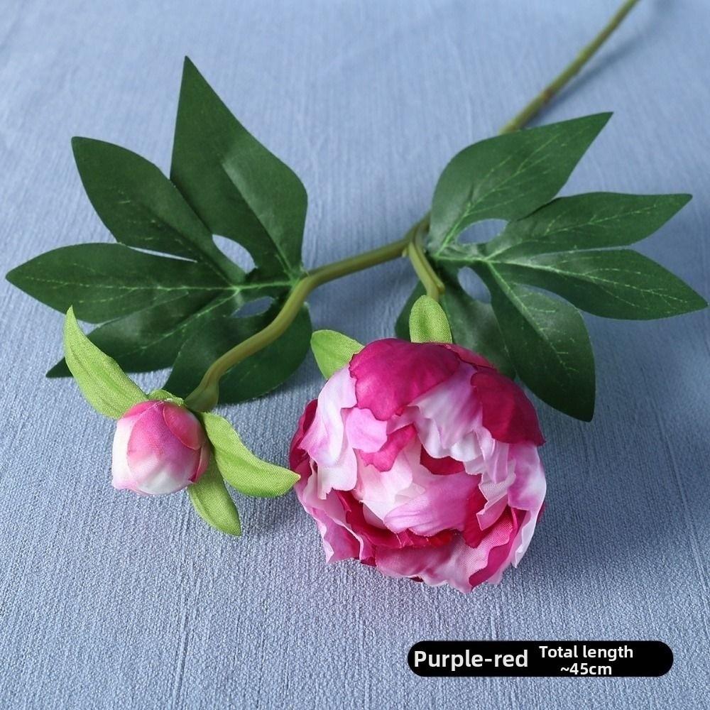 45cm Length Artificial Fake Flower Bouquet 6 Colors Retro Small Peony Silk Flower розы красного
