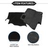 Dash Cover Compatible for Toyota Hilux 2005-2015, Non-Slip Polyester Black Center Console Dashboard Cover Pad Carpet