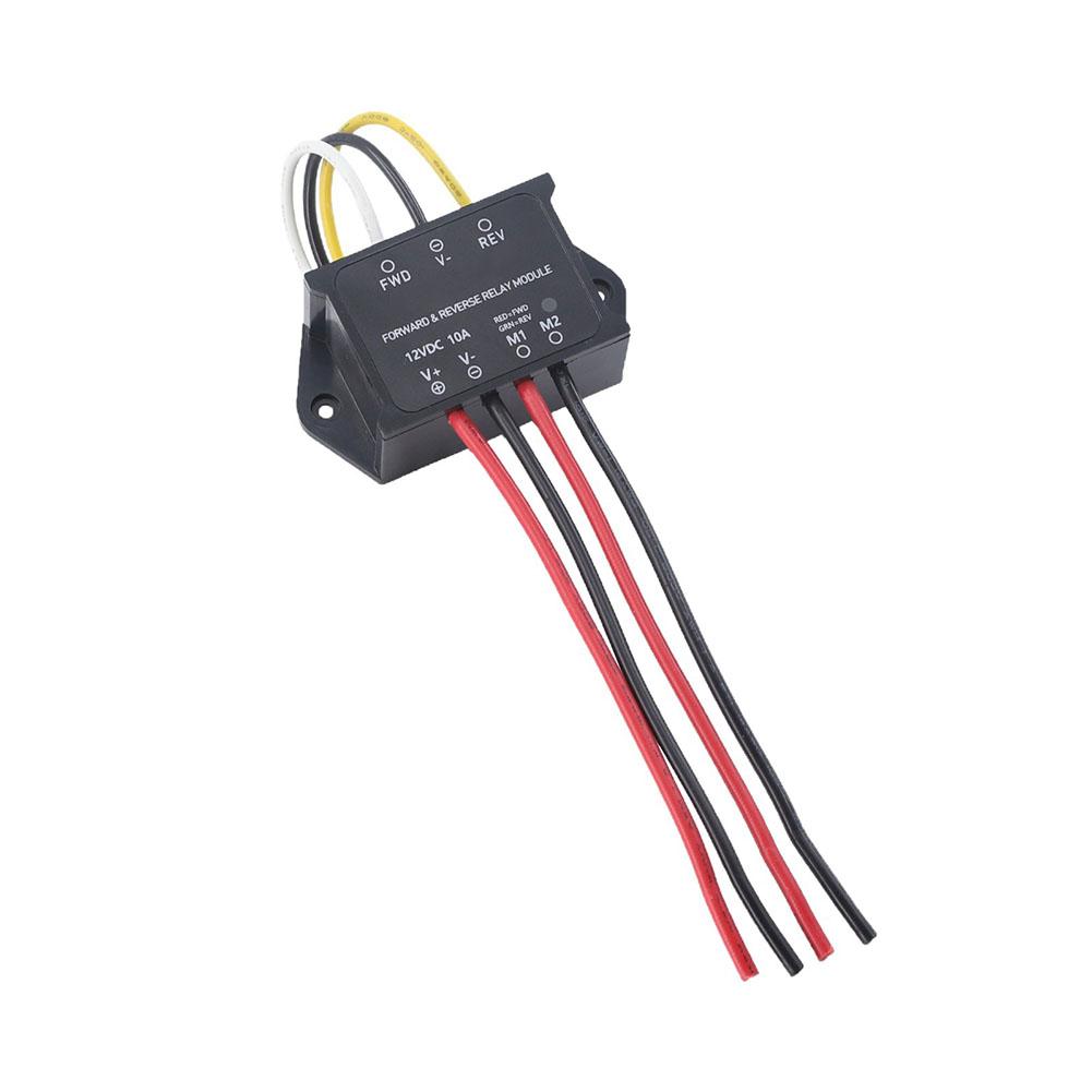 12V 10A Forward & Reverse Relay Module For Snowplow Fan Actuators Motor Control Power Tools Replacement DC Relay Module Parts