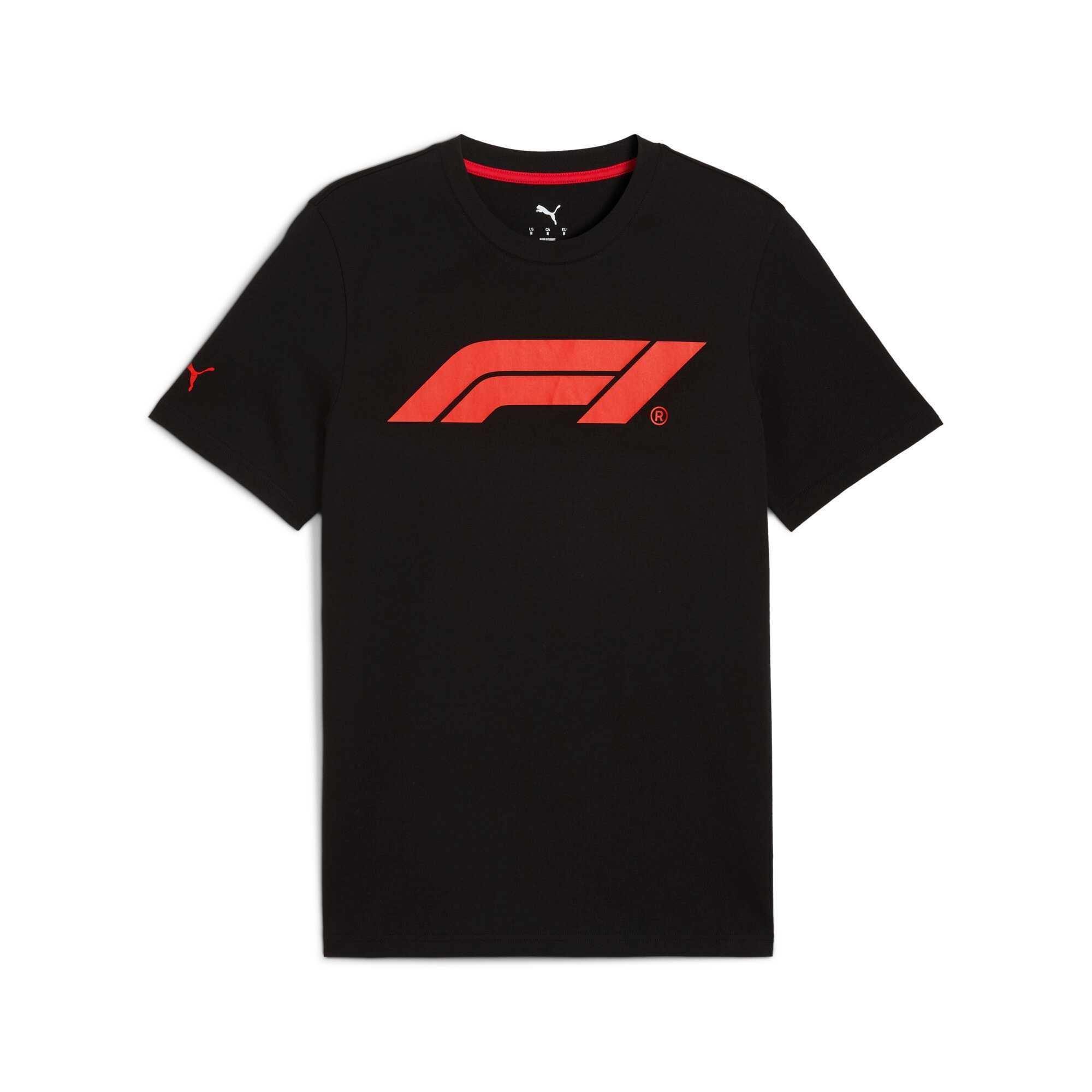 PUMA F1 Essentials Logo T-Shirt Regular Fit Black Men s 633264-01 M