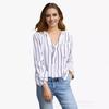 Euro Streetwear Shirt With Splicing Detail For Casual Urban Wear