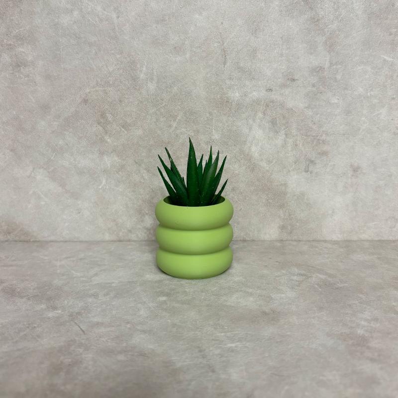 6 kusů/sada Barevné mini květináče Květináč na sukulenty Plastový květináč Stolní ozdoba Domácí dekorace