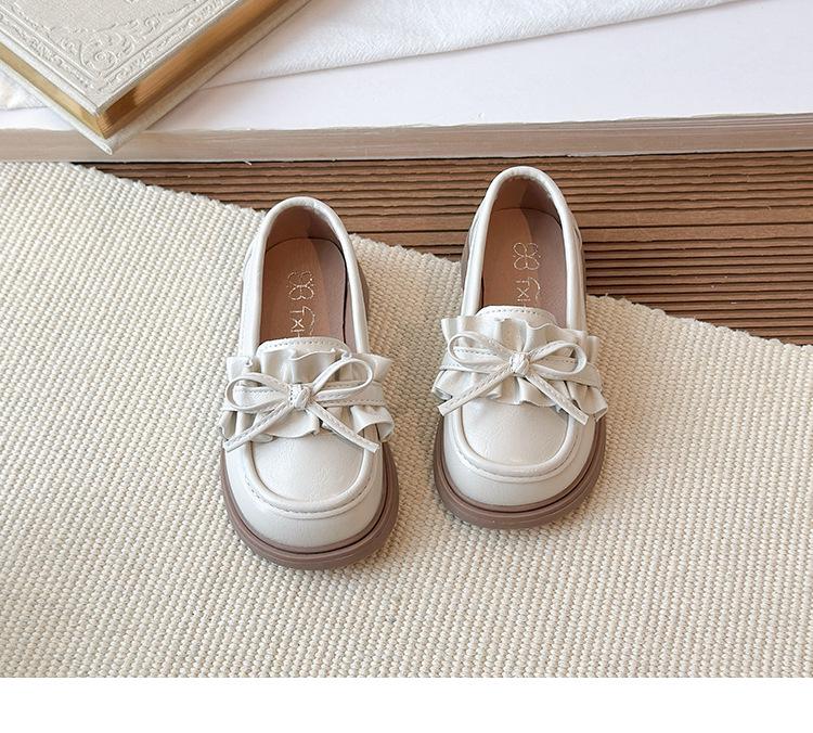 Frühling 2026 Neue Mode: Koreanische Leder-Prinzessin- und Alltags-Schuhe für kleine Mädchen