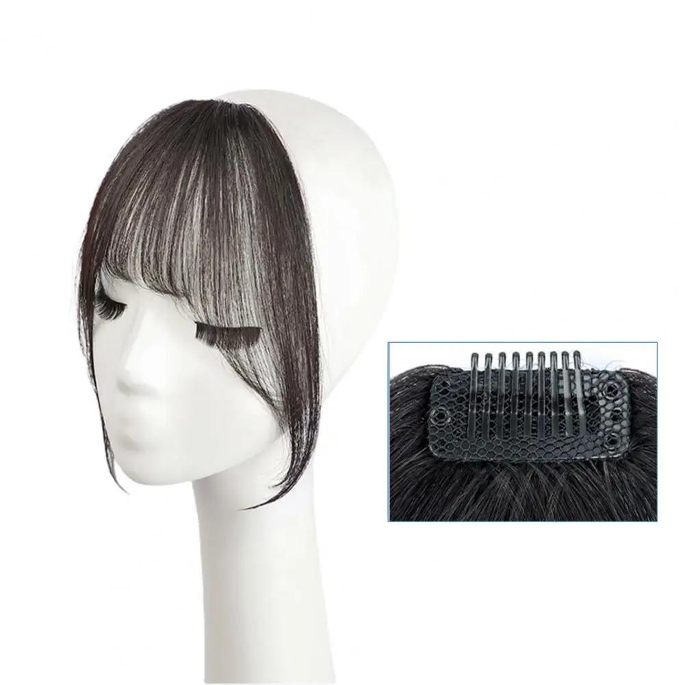 

Бесшовный натуральный парик, пушистый женский парик, женский парик с челкой ручной работы для девочки Natural A