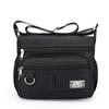 Multi-pocket Crossbody Shoulder Bag, Casual Travel Office Messenger Bag, Durable, Multiple Compartments