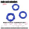 3Pcs/Set Silicone Cock Rings Set for Men Penis Enhancer Stronger Erection Delay Ejaculation Adult Sex Toys 18+