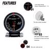 CNSPEED New Car 60mm Turbo Boost Gauge -1-2 Bar Car Smoke Len With Adjustable Auto Turbo Boost Controller Kit 1-30 PSI