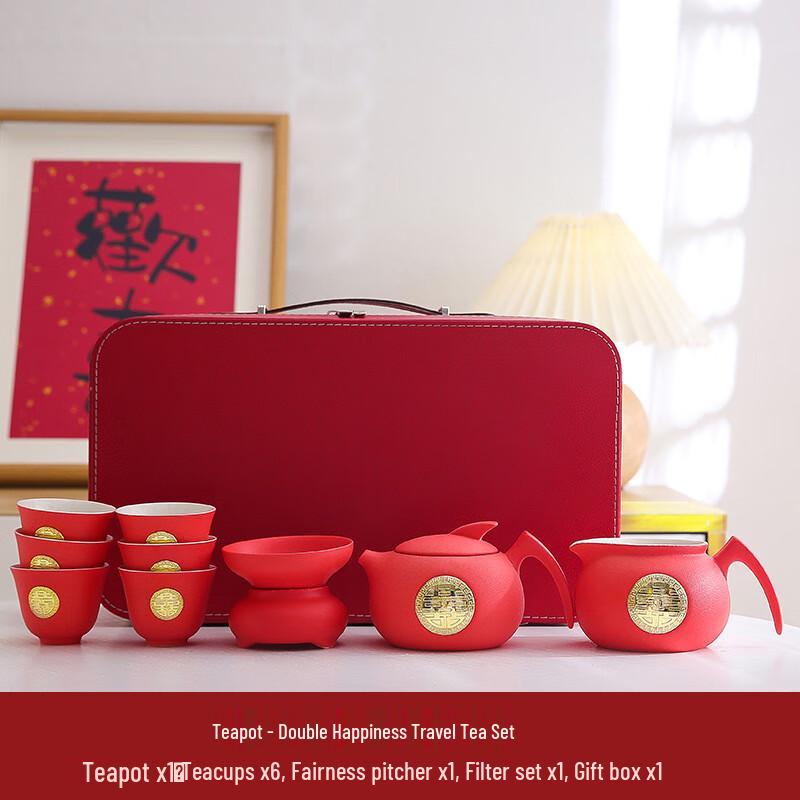 OIMG Coarse Pottery Travel Kung Fu Tea Set