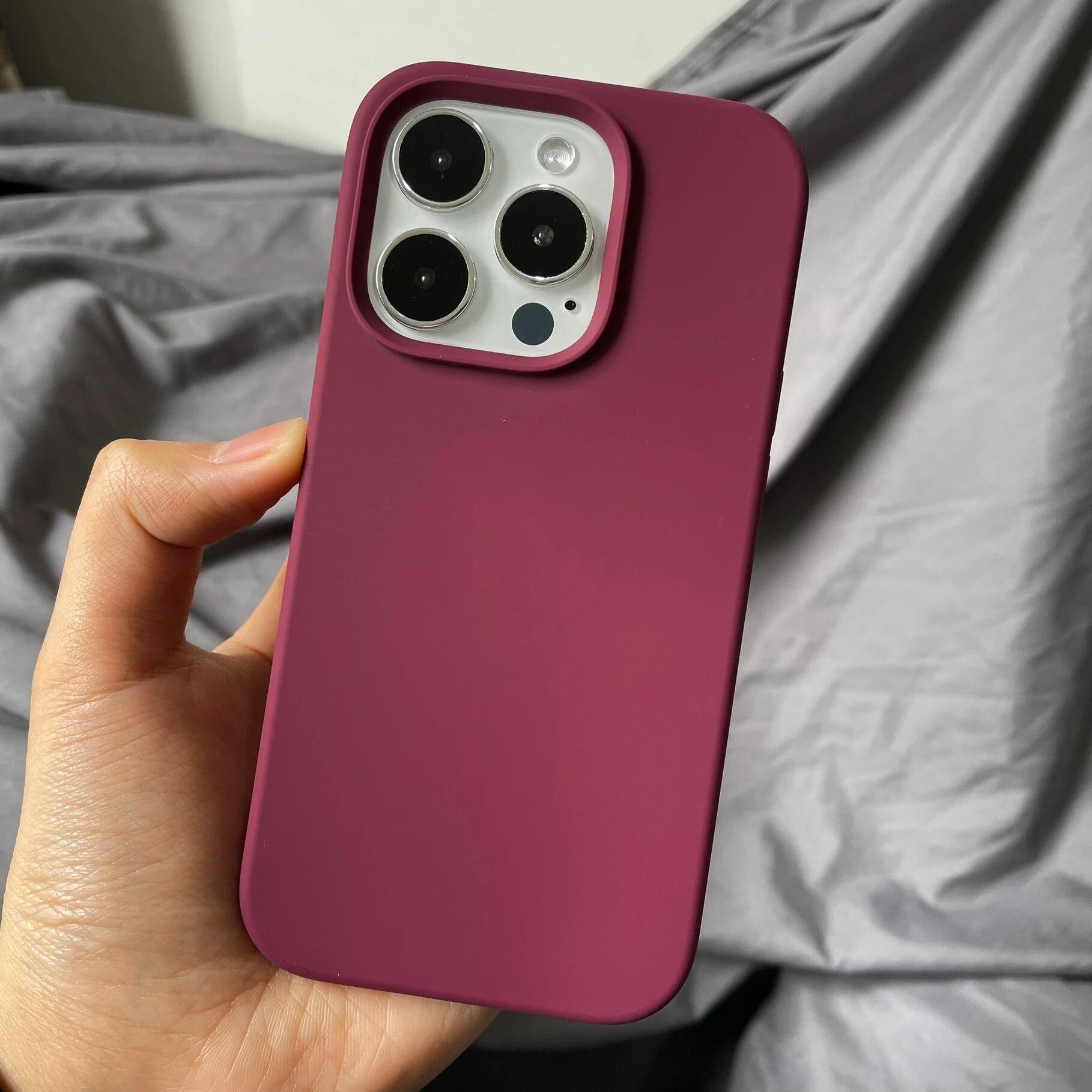 

Роскошный силиконовый чехол для Apple IPhone 15. Чехлы Оригинальный полный защитный чехол для телефона IPhone 11 12 13 14 Pro Max XR XS X противоударный чехол For iPhone 14 Pro