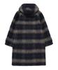 Covernat Woman Long Duffle Coat Check